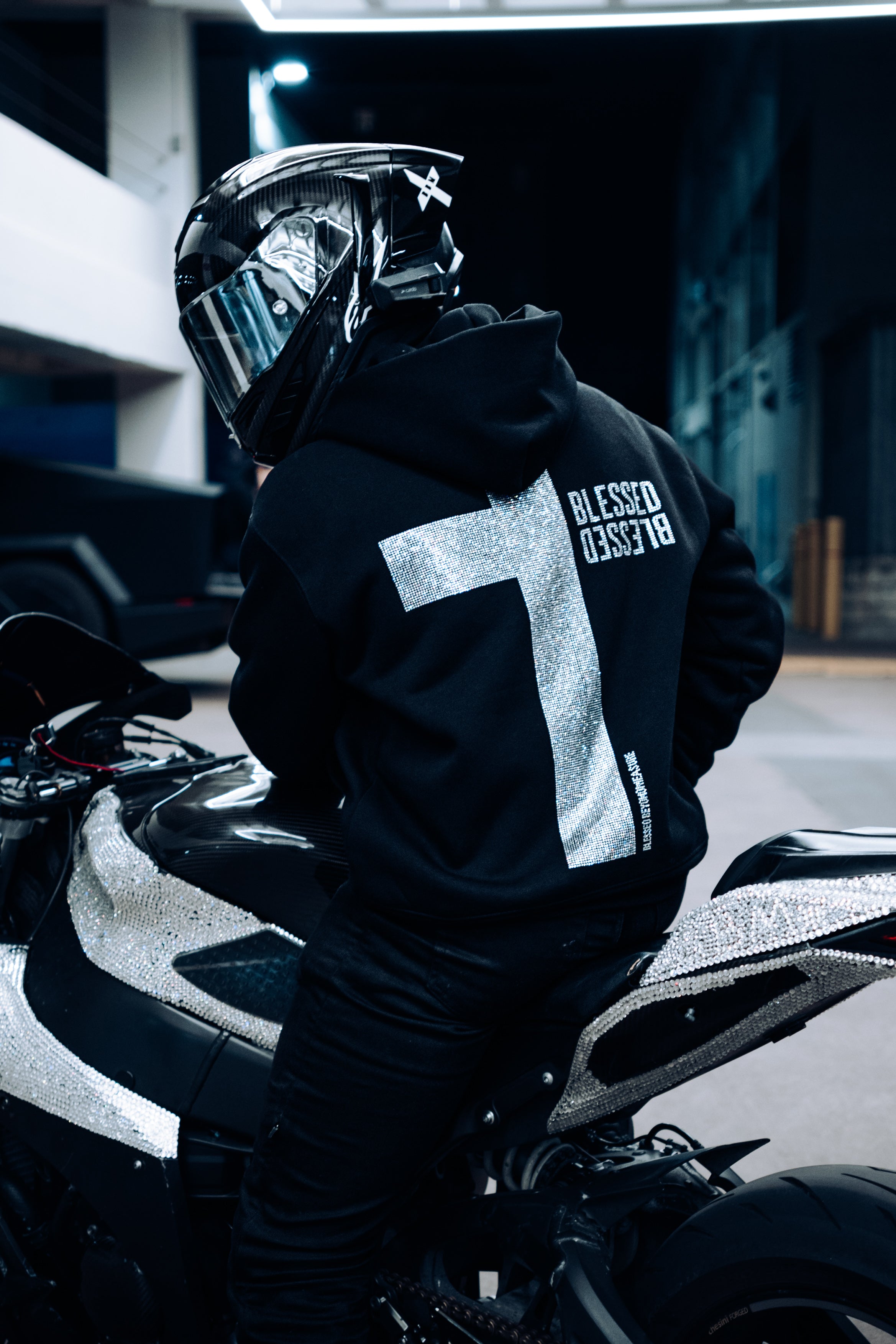 Bedazzled BBM hoodie