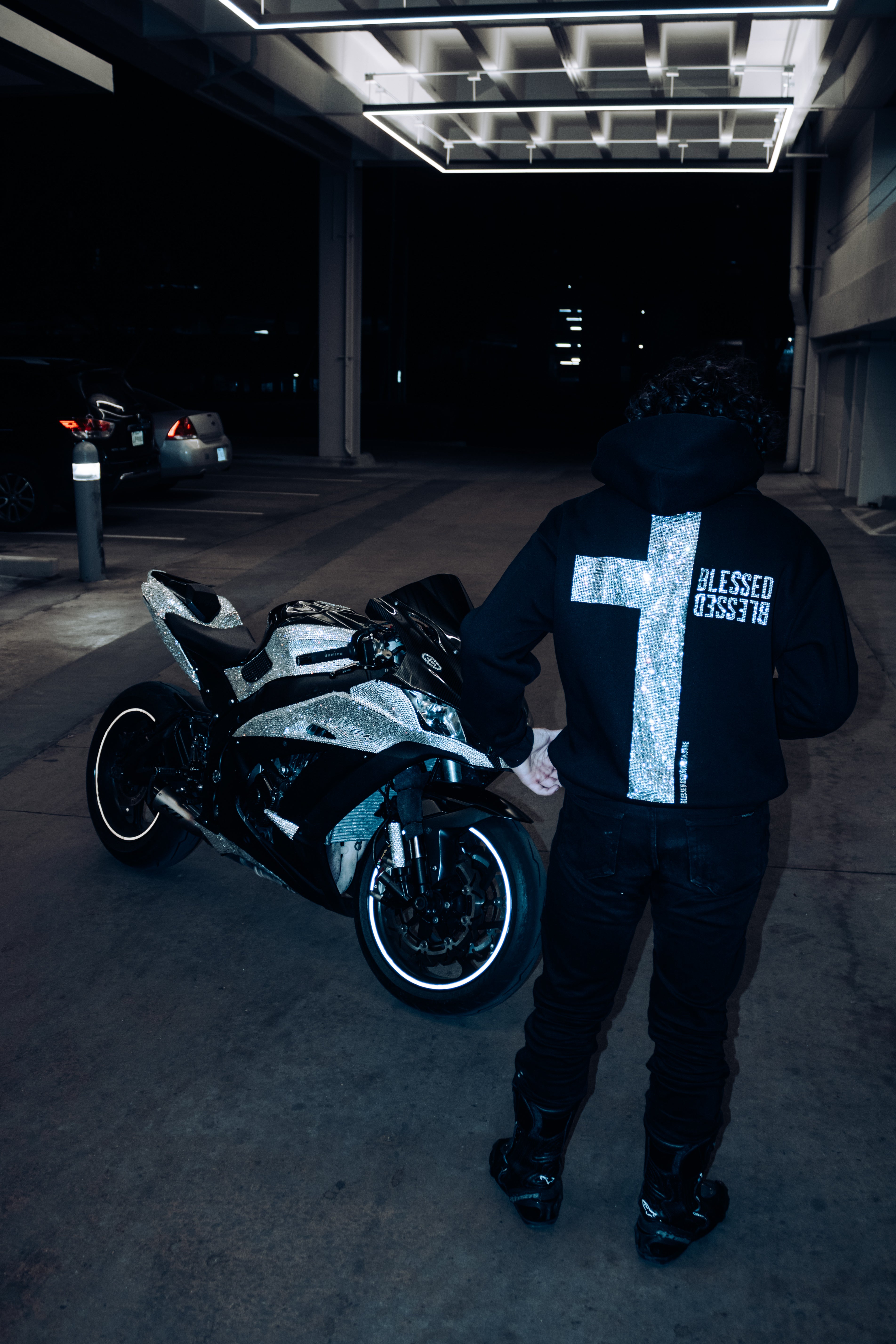 Bedazzled BBM hoodie